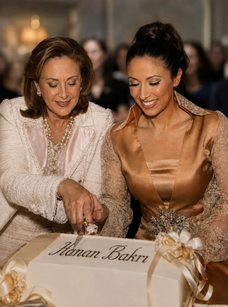 Hanan Bakri with H.R.H. Princess Alia Al Faisal