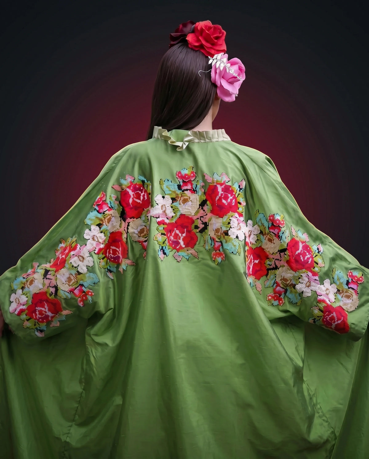 Poetic Grace Abaya by LOVE by Hanan Bakri, view 2