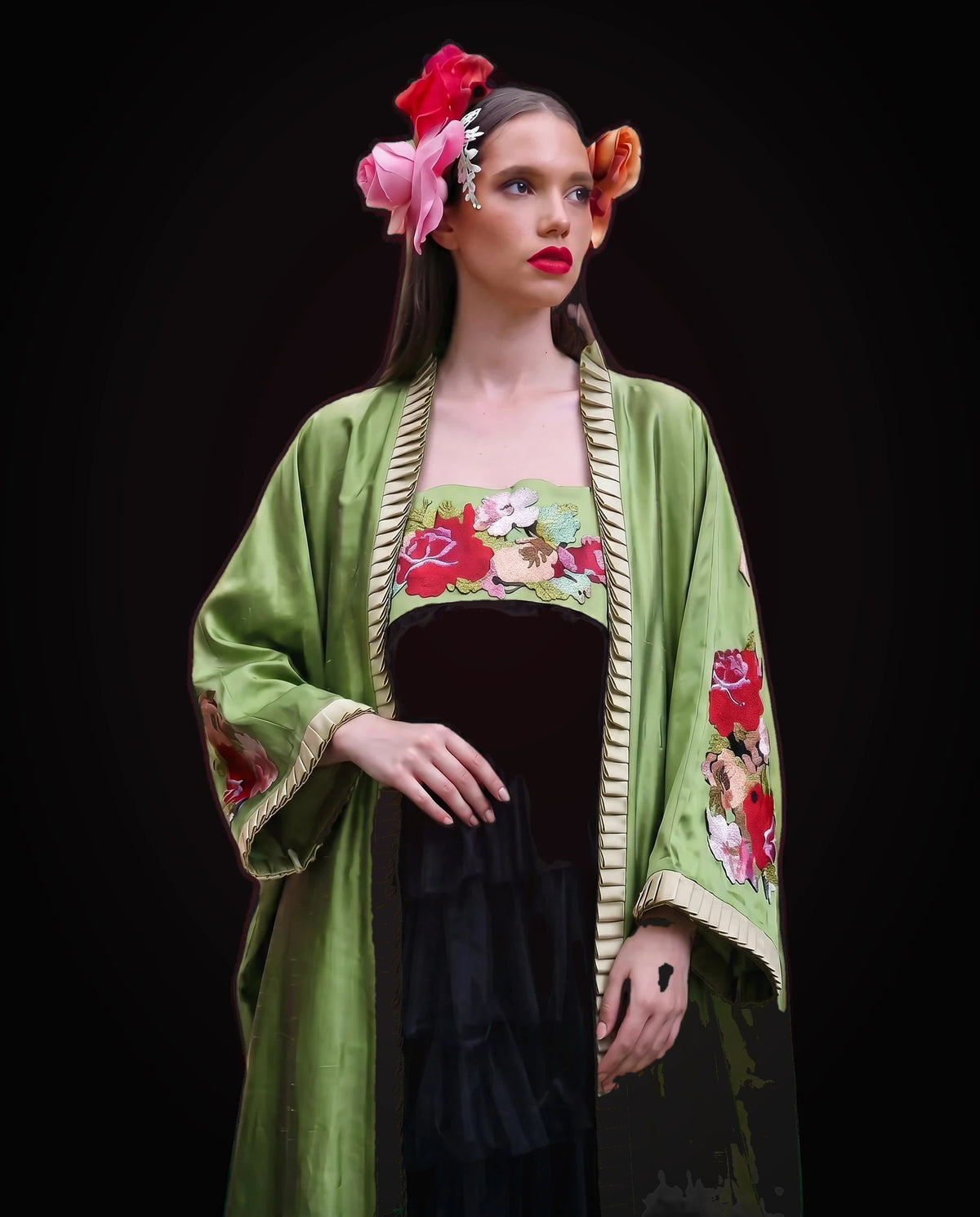 Poetic Grace Abaya by LOVE by Hanan Bakri, view 3