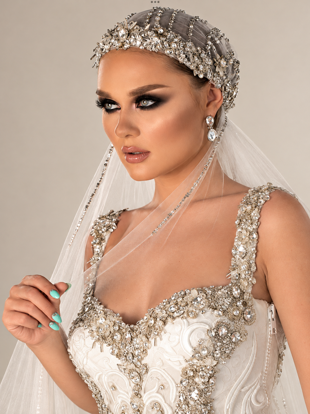 The Crystal Elegance Bridal Gown