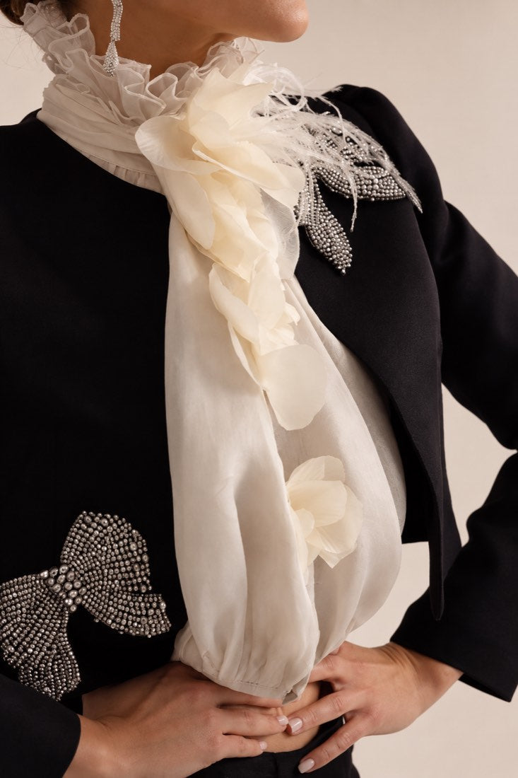 Couture styling detail
